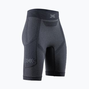 Damen-Laufleggings X-Bionic Xceed Run Tights x black/rhino grey