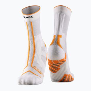 X-Socks Trailrun Terraskin Expert Crew x weiß/blazing orange Socken