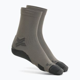 X-Socks Run Discover Crew Regenwolke/x schwarze Socken