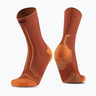 Socken X-Socks Trailrun Terraskin Expert Crew burnt red/orange