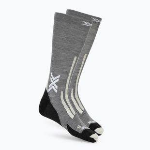 Socken X-Socks Hike Discover Merino Crew seal grey/light sand