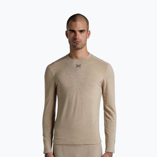 Thermo-Longsleeve Herren  X-Bionic Mightywool sand