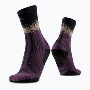 Socken X-Socks Terraskin Perform Crew deep purple/x black/sand