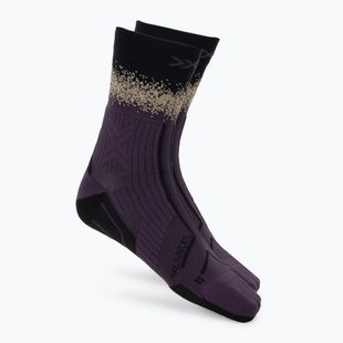 Socken X-Socks Terraskin Perform Crew deep purple/x black/sand