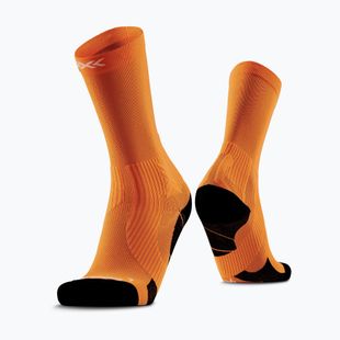 Socken X-Socks Run Perform Crew flame orange
