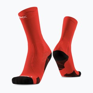 Socken X-Socks Run Perform Crew rocket red