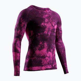 Thermo-Sweatshirt X-Bionic Energy Accumulator Wild LS tiedye x black/fluo pink