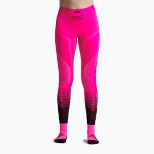 Damen Thermohose X-Bionic Invent Graphics fluo pink/x white