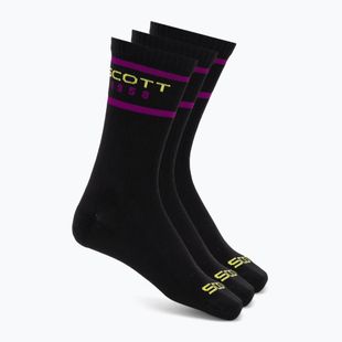Socken SCOTT Retro Casual Crew 3 pairs black
