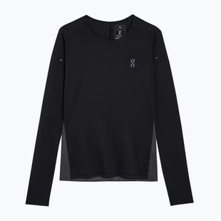 Damen-Langarmshirt On Performance Long-T schwarz/eclipse