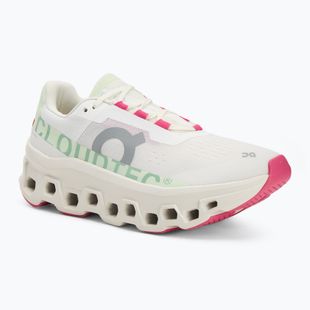 Laufschuhe Damen On Cloudmonster white/lima