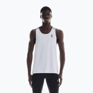 Herren-Laufshirt On Performance Tank white/silver