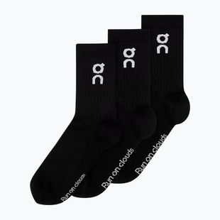 Socken On Running Logo High 3 Paar black