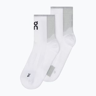 On Performance Run Mid weiß/glacier Socken
