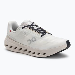 Herren On Cloudsurfer Next elfenbein/silberne Laufschuhe