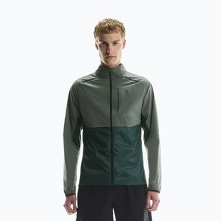 Men's On Weather spirulina/olive Laufjacke