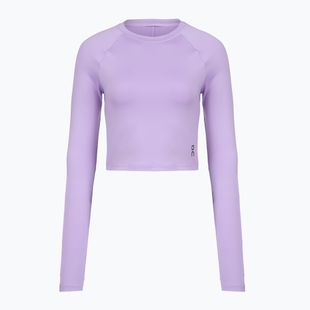 Damen-Trainings-Longsleeve On Running Studio Long-T Crop bloom