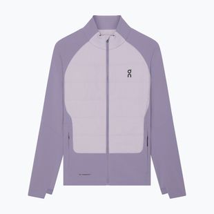 Damen-Laufjacke On Weather Hybrid mallow/foxglove