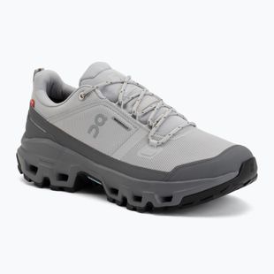 Herren-Wanderschuhe On Cloudrock Low Waterproof glacier/rock