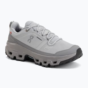 Damen-Wanderschuhe On Cloudrock Low Waterproof glacier/ore