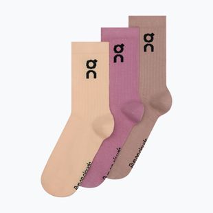 Socken On Logo High 3 pack sherbet/rhodonite