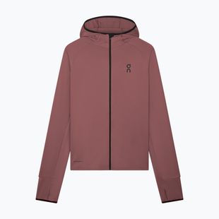 Laufsweatshirt für Herren On Climate Zip Hoodie barberry