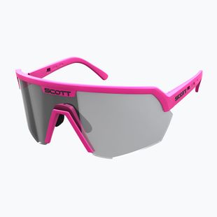 SCOTT Sport Shield LS Säure rosa/grau lichtempfindliche Sonnenbrille