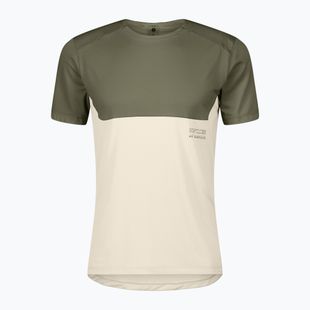 Laufshirt Herren SCOTT Endurance Tech hay green/cotton white