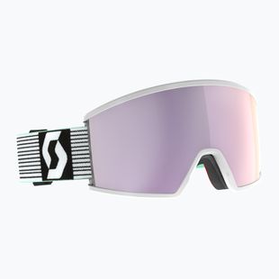 Skibrille SCOTT Ambit white/mint green/& lavender chrome