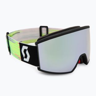 Skibrille SCOTT Ambit black/neon yellow/amp white chrome