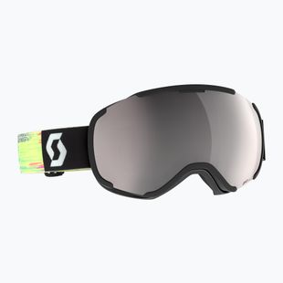 Skibrille SCOTT Faze II black/neon yellow/amp silver chrome