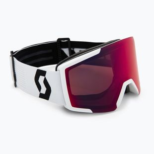 Skibrille SCOTT Shield mineral white/black/& red chrome