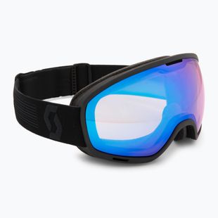 Skibrille SCOTT Unlimited II OTG mineral black/amp illuminator blue chrome