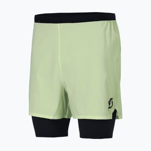 Herren-Laufshorts SCOTT Hybrid Endurance Tech acid yellow/black