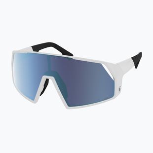 Sonnenbrille SCOTT Pro Shield white matt/amp beryl blue chrome