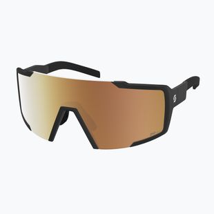 Sonnenbrille SCOTT Shield Compact LS black/amp ls gold chrome