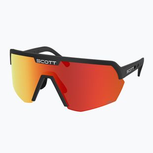Sonnenbrille SCOTT Sport Shield black/amp red chrome