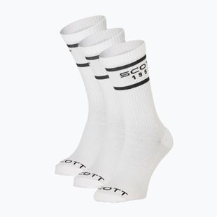 Socken SCOTT Retro Casual Crew 3 pairs white/black