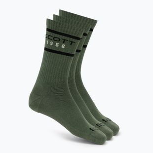 Socken SCOTT Retro Casual Crew 3 pairs tranguil green