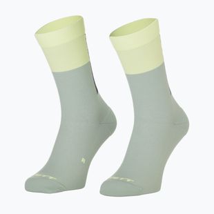 Socken SCOTT Block Stripe Crew spray grey/acid yellow