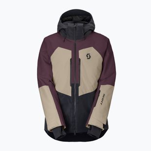 Herren-Skijacke SCOTT Ultimate Dryo cocoa red/portobello beige