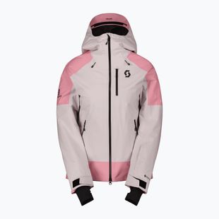 Damen-Skijacke SCOTT Ultimate GTX wax pink/cocoa red