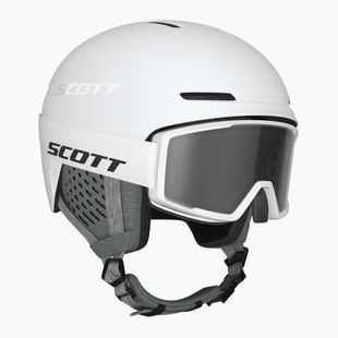 Skihelm SCOTT Track + Gogle Trace white