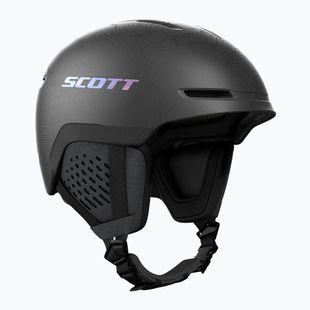 Skihelm SCOTT Track granite black/holo silver
