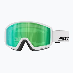 Skibrille SCOTT Trace Pro Compact white/green chrome