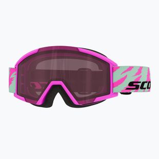 Kinder-Skibrille SCOTT Shield neon pink/mint green/rose
