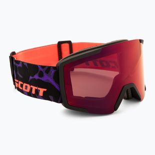 Skibrille SCOTT Shield black/amp red chrome