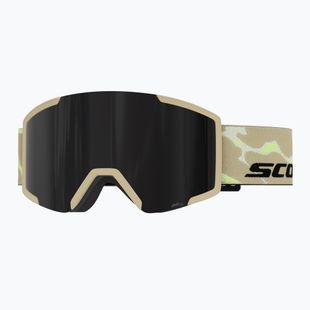 Skibrille SCOTT Shield mojave beige/amp black chrome