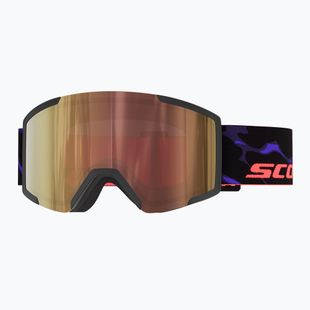 Skibrille SCOTT Shield LS black/purple/amp ls cinnamon chrome