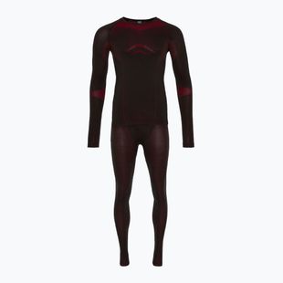 Set aus thermoaktiver Unterwäsche Herren ODLO Fundamentals Performance Warm black/ graphite grey